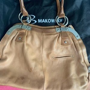 B.Makowsky double-strapped pocketbook